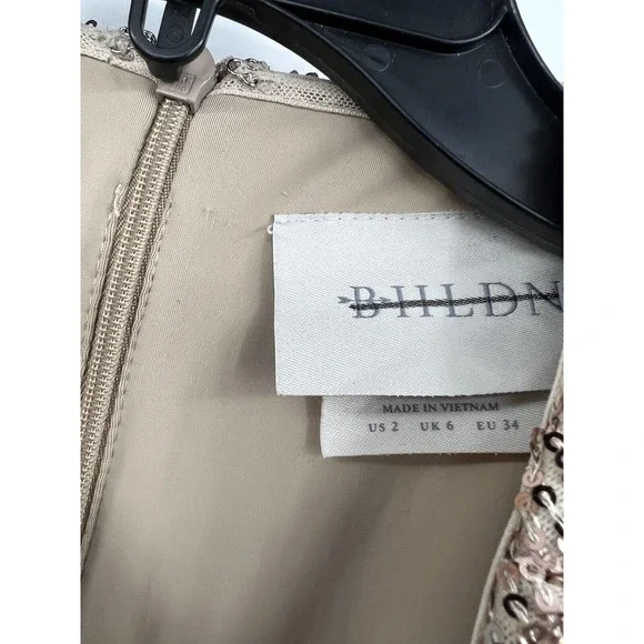 BHLDN Cary Dress Size 2 Ombre Sequin Mini Dress New - Picture 6 of 7